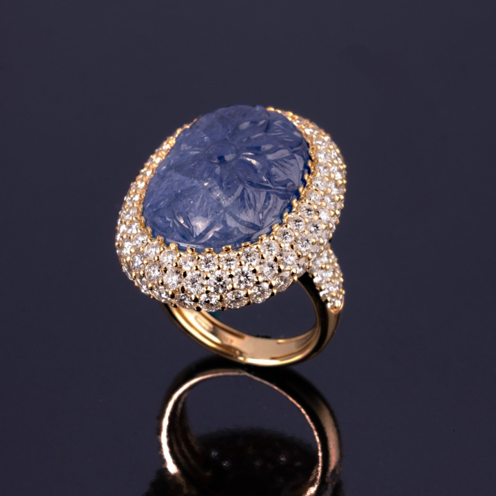 Maratea, Coloured
gem and diamond ring